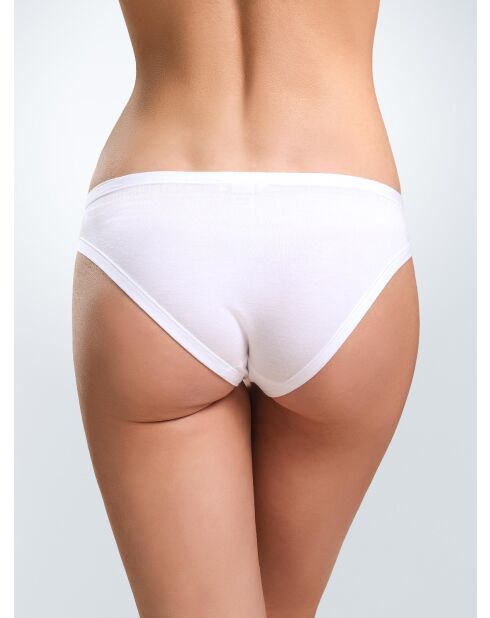 Tanga Elodie 100% coton blanc