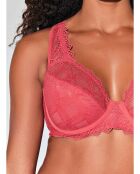 Soutien-gorge Minimiseur Dentelle rose