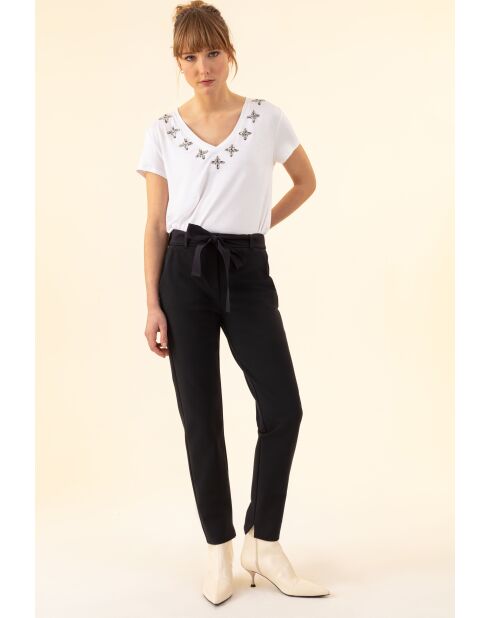 Pantalon+Ceinture Gwen bleu