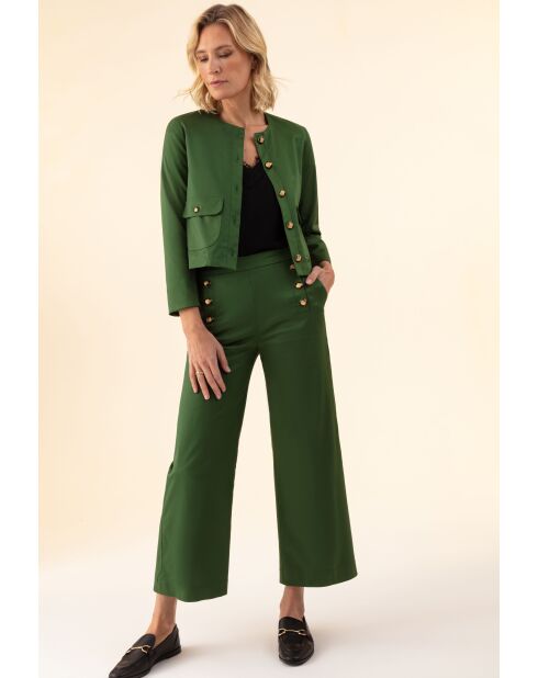 Pantalon Gabriele vert