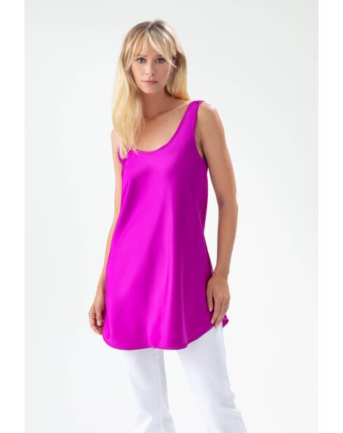 Tunique Lotus fuchsia