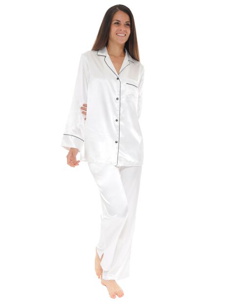 Pyjama Jayne blanc