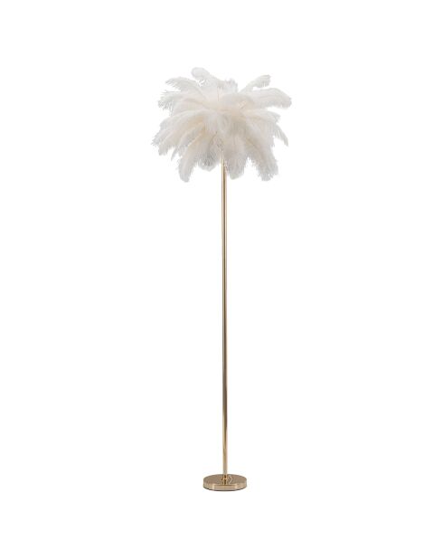Vloerlamp Palm goud/wit - Ø 55x160 cm