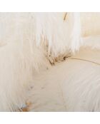 Tafellamp Palm goud/wit - Ø 40x55 cm