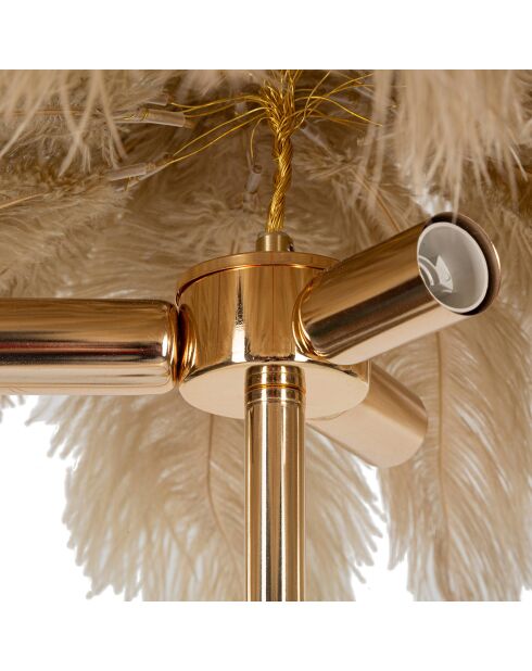 Lampadaire palm cammello doré/camel - Ø 55x160 cm