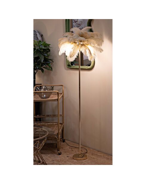 Lampadaire palm cammello doré/camel - Ø 55x160 cm
