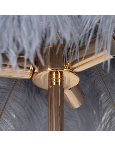 Lampadaire palm doré/gris - Ø 55x160 cm