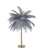 Lampe à poser palm doré/gris - Ø 55x60 cm
