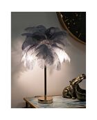 Lampe à poser palm doré/gris - Ø 55x60 cm