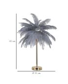 Lampe à poser palm doré/gris - Ø 55x60 cm