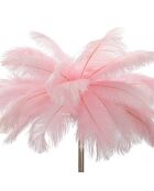 Roze/gouden palmvloerlamp - Ø 55x160 cm