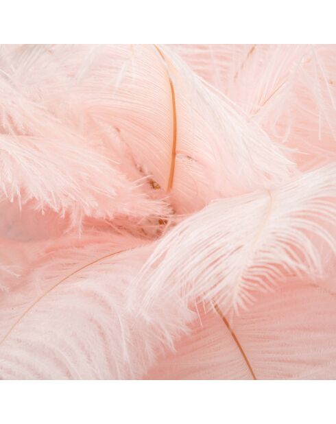 Roze/gouden tafellamp met palmbomen - Ø 40x55 cm