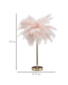 Lampe à poser palm rose/doré - Ø 40x55 cm