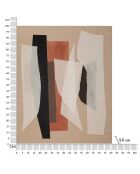 Peinture murale artisanale redy b multicolore - 80x2.8x100 cm