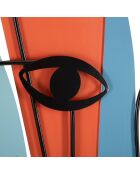Panneau mural en fer eyes b multicolore - 120x2x72 cm