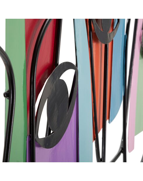 Panneau mural en fer eyes b multicolore - 120x2x72 cm