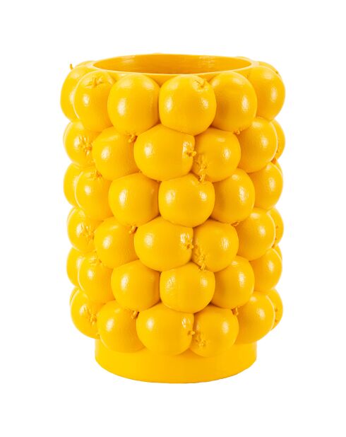 Jarrón con limón amarillo - Ø 21x28 cm