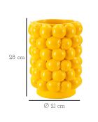 Vase citrons jaune - Ø 21x28 cm