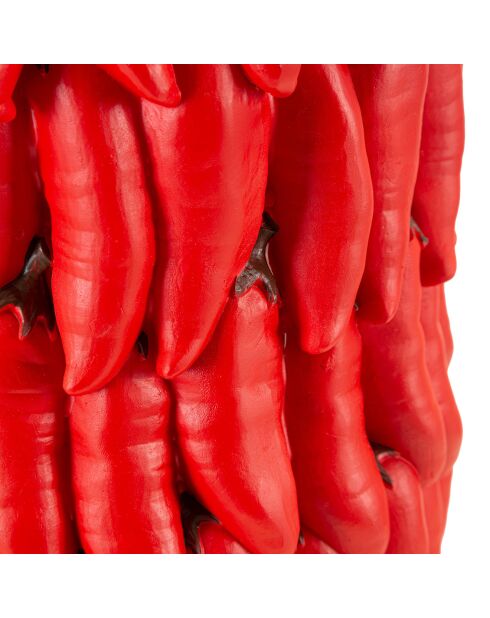 Jarrón de chile rojo - Ø 20x34 cm