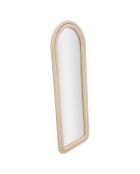 Miroir cloe velours crème - 60x4x160 cm