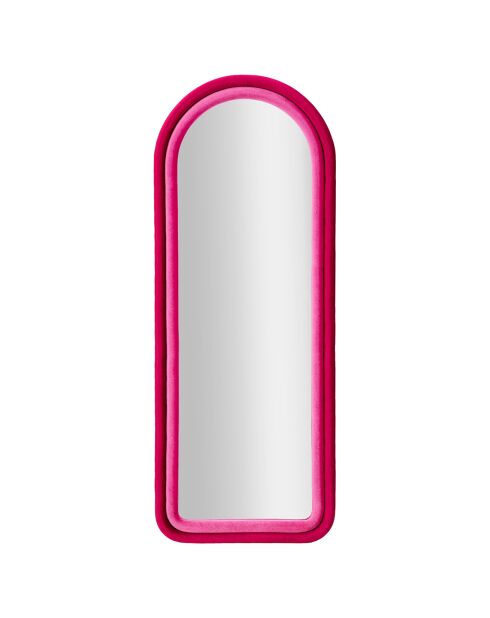 Miroir cloe velours fushia - 60x4x160 cm