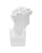 Sculpture jeune romain blanche - 20x17.5x30 cm
