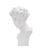 Sculpture jeune romain blanche - 20x17.5x30 cm