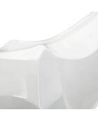 Sculpture panthère blanche - 70x18x32.5 cm