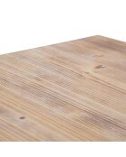 Table à manger ankara brun/doré - 80x80x76 cm