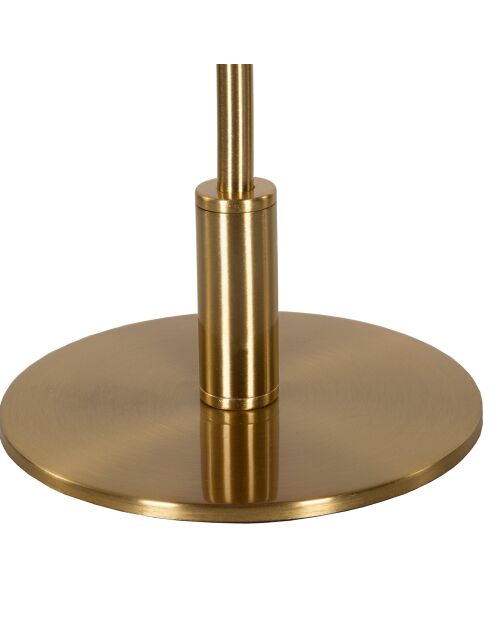 Lampe de table boule plume doré/bordeaux - Ø 30x50  cm