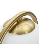 Lampe à poser glamy arc a doré/blanc - Ø 21x47 cm