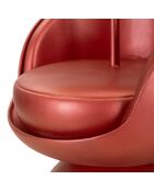 Lampe à poser midcentury rouge - Ø 26x43 cm