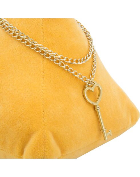 Veelkleurige driehoekige deurstop - 14x14x20 cm