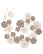 Décoration murale en fer lotly multicolore - 63.5x5x67.9 cm