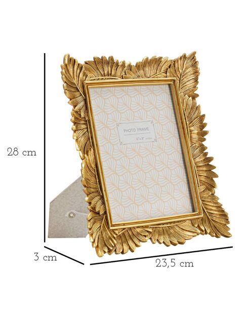 Cadre photo olly doré - 23.5x3x28 cm