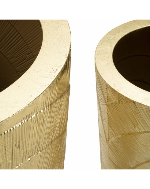 3 vasi dorati dorati