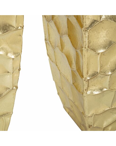 3 Vases glody dorés