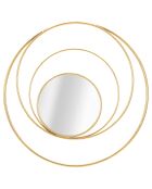 Miroir mural arc glam doré - Ø 80x3.5 cm