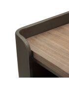 Meuble tv toronto gris/brun - 150x42x58 cm