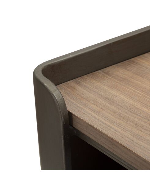 Mueble TV Toronto gris/marrón - 150x42x58 cm