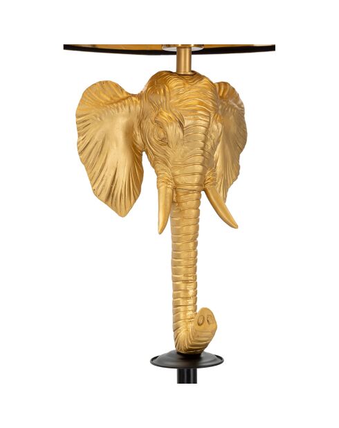 Lampadaire elephant doré/noir - Ø 37x164 cm