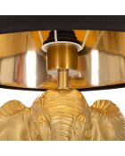 Lampadaire elephant doré/noir - Ø 37x164 cm