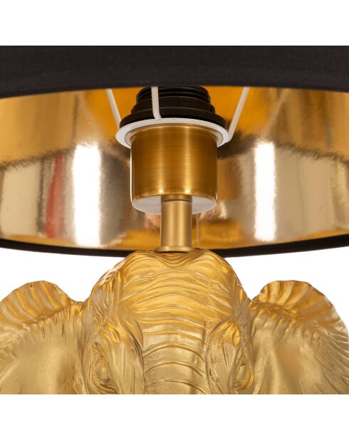 Lampadaire elephant doré/noir - Ø 37x164 cm