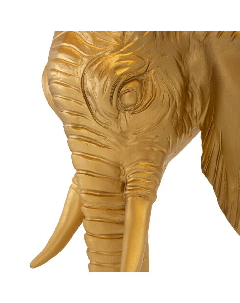 Lampadaire elephant doré/noir - Ø 37x164 cm