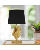 Lampe de table wings doré/noir - Ø 25x45 cm