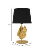 Lampe de table wings doré/noir - Ø 25x45 cm