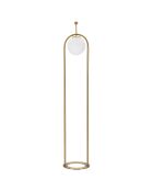 Lampadaire glamy arc  doré/blanc - Ø 28x168 cm
