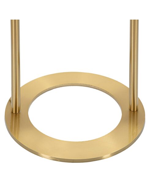Lampadaire glamy arc  doré/blanc - Ø 28x168 cm