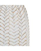 Lampe à poser leaf    doré/blanc - Ø 35x65 cm