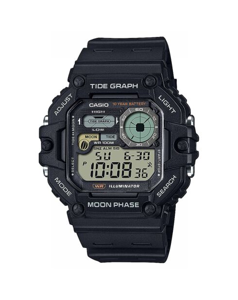 Montre Homme Timeless Collection en Résine noire